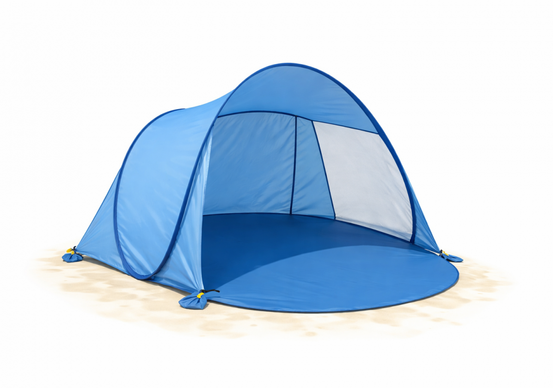 Jak złożyć namiot plażowy? Prosty sposób w 30 sekund.